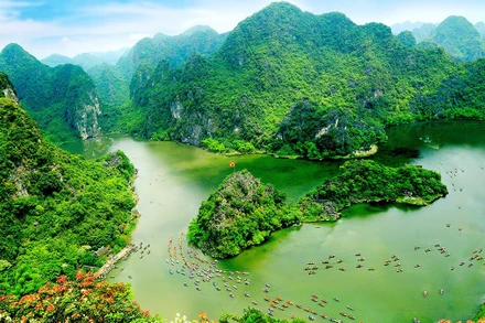 Di sản thiên nhiên thế giới Tràng An, Ninh Bình. (Ảnh NINH MẠNH THẮNG)