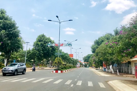 Một góc huyện biên giới Chư Prông, tỉnh Gia Lai.