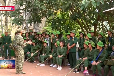 Trải nghiệm chương trình du lịch “Hành quân theo bước chân anh”