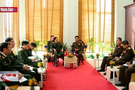 Gặp gỡ song phương giữa Bộ Quốc phòng Việt Nam, Lào và Campuchia