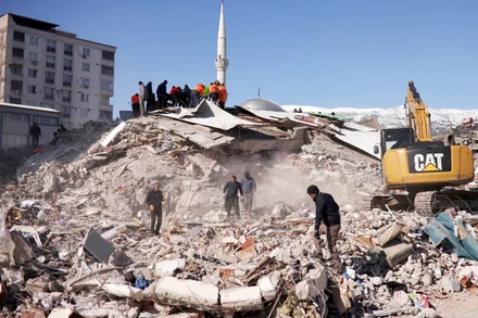 Thổ Nhĩ Kỳ thúc đẩy công cuộc tái thiết. (Ảnh REUTERS)