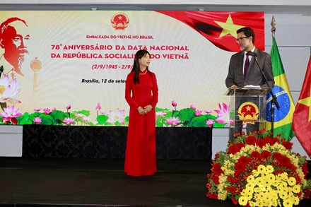 Lễ kỷ niệm 78 năm Quốc khánh 2/9 tại thủ đô Brasilia của Brazil.