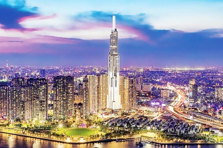 Khu đô thị hiện đại bên bờ sông Sài Gòn. Ảnh: THANH VŨ