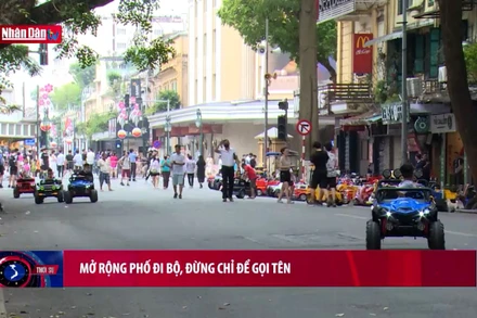 Câu chuyện văn hóa: Mở rộng phố đi bộ, đừng chỉ để gọi tên