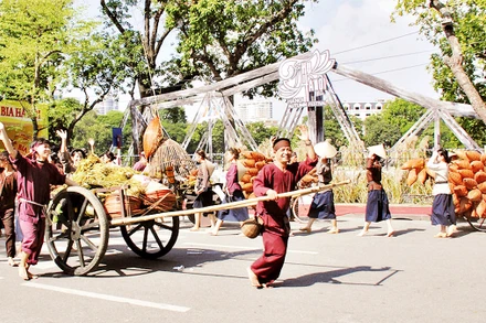 Tái hiện nét đẹp làng quê ngoại thành Hà Nội.