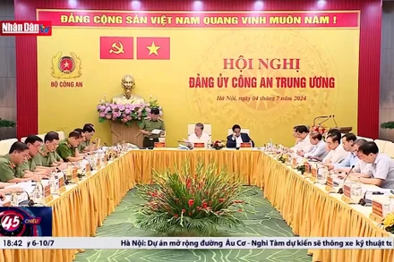 Hội nghị Đảng ủy Công an Trung ương 6 tháng đầu năm 2024