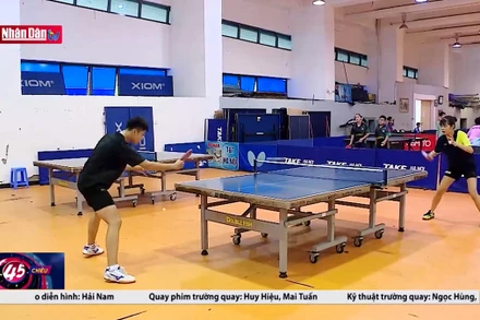 Đội bóng bàn Hà Nội quyết tâm giành vị trí cao nhất