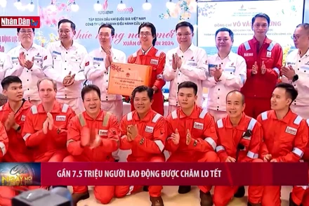 Gần 7,5 triệu người lao động được chăm lo Tết