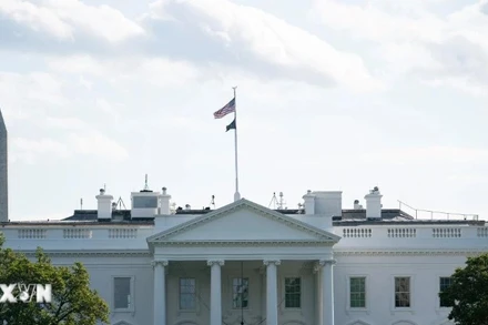 Nhà trắng tại Washington, D.C., Mỹ. (Ảnh: THX/TTXVN)