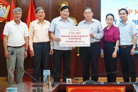 Hội đồng hương Quảng Nam-Đà Nẵng ủng hộ Chương trình "Xóa nhà tạm, nhà dột nát tại tỉnh Quảng Nam"