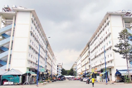 Khu nhà ở xã hội Becamex Hòa Lợi, thành phố Thủ Dầu Một, tỉnh Bình Dương.