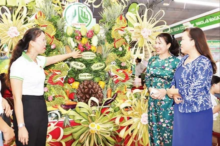 Các sản phẩm nông nghiệp của tỉnh Bình Phước sản xuất theo hướng nông nghiệp xanh, công nghệ cao góp phần nâng cao chất lượng sản phẩm.