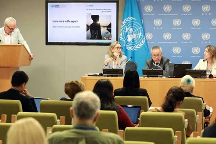 Liên hợp quốc công bố báo cáo SDG năm 2023. (Ảnh TÂN HOA XÃ)