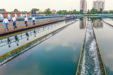 Nhà máy cấp nước Thủ Đức có công suất sản xuất nước cao nhất Thành phố Hồ Chí Minh.