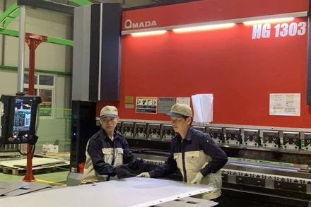 Sản xuất tại Công ty cổ phần kỹ thuật công nghiệp Á Châu (Khu Công nghệ cao Hòa Lạc).