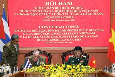 Việt Nam và Cuba thường xuyên duy trì tiếp xúc các cấp. (Ảnh PRENSA LATINA)