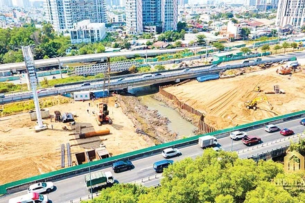 Dự án nút giao An Phú (thành phố Thủ Đức) đã được tháo gỡ vướng mắc để thi công.