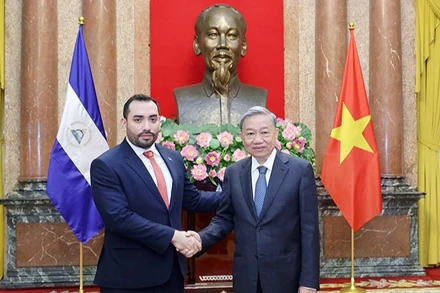 Chủ tịch nước Tô Lâm tiếp Đại sứ Nicaragua Mario José Armengol Campos.