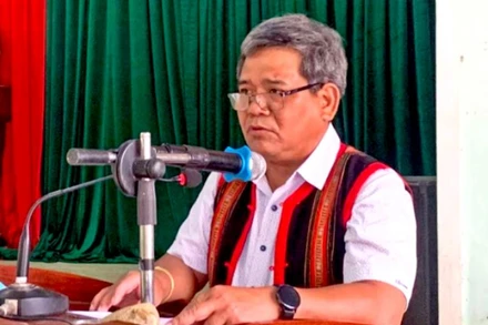 Nguyên Chủ tịch Ủy ban Mặt trận Tổ quốc Việt Nam tỉnh Gia Lai Hồ Văn Điềm vừa bị cơ quan chức năng khởi tố.