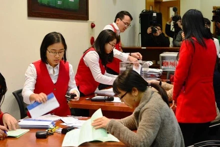 Một phiên đấu giá tại HNX. (Ảnh minh họa)