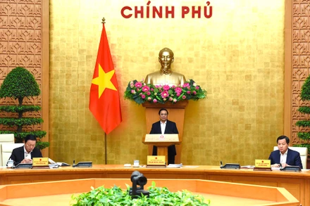 Thủ tướng Phạm Minh Chính chủ trì phiên họp Chính phủ chuyên đề về xây dựng pháp luật tháng 3.