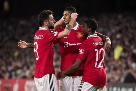 Manchester United thẳng tiến vào tứ kết Europa League. (Nguồn: Getty Images)