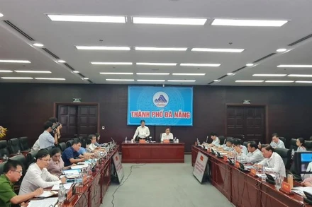 Thường trực Thành ủy Đà Nẵng làm việc với Thanh tra Đà Nẵng.