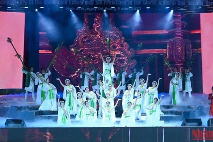 [Ảnh] Chủ tịch Quốc hội dự Lễ kỷ niệm 50 năm Công ước về bảo vệ di sản văn hóa và thiên nhiên thế giới