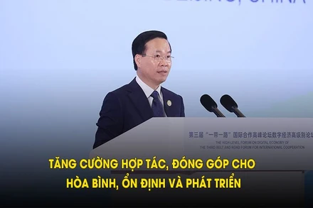 Tăng cường hợp tác, đóng góp cho hòa bình, ổn định và phát triển