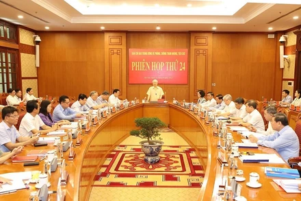 [Ảnh] Tổng Bí thư chủ trì Phiên họp 24 Ban Chỉ đạo Trung ương về phòng, chống tham nhũng