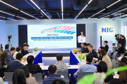 Toàn cảnh Hội thảo "Các mục tiêu phát triển bền vững ở Việt Nam: Tiến trình thực hiện và một số khuyến nghị". (Ảnh: CTV)