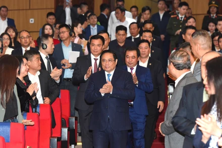 [Ảnh] Thủ tướng Phạm Minh Chính dự Hội nghị công bố quy hoạch tỉnh Hải Dương 