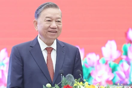 Tổng Bí thư Tô Lâm phát biểu. Ảnh: TTXVN 