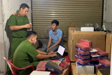 Hiện trường nơi phát hiện vụ việc.