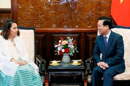 Chủ tịch nước Võ Văn Thưởng tiếp Đại sứ New Zealand và Đại sứ Peru