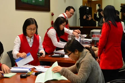 Một phiên đấu giá tại HNX. (Ảnh minh họa)