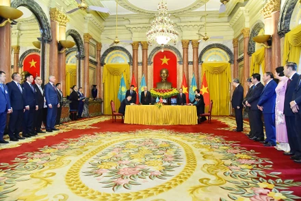 [Ảnh] Việt Nam và Kazakhstan hợp tác sâu rộng trên nhiều lĩnh vực 