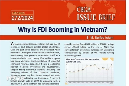 Báo Bangladesh: Những yếu tố khiến Việt Nam thu hút FDI