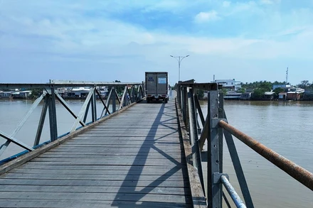 Hiện trường xảy ra vụ tai nạn.