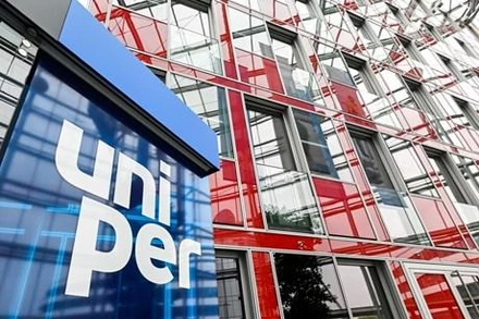 Logo của tập đoàn khí đốt Uniper. (Nguồn: AFP)