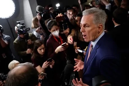 Ông Kevin McCarthy, thủ lĩnh phe thiểu số của đảng Cộng hòa. (Nguồn: Getty Images)