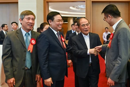 [Ảnh] Chủ tịch Quốc hội dự lễ kỷ niệm 20 năm Ngày thành lập Ban Công tác đại biểu