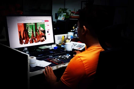 Mua bán động vật và các sản phẩm từ động vật hoang dã trên mạng là trái pháp luật nhưng vẫn được nhiều đối tượng lợi dụng để kinh doanh. (Ảnh: Huy Hoàng)