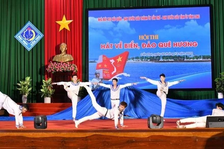 Tiết mục dự thi của Ban Tuyên giáo Thành ủy Cần Thơ.