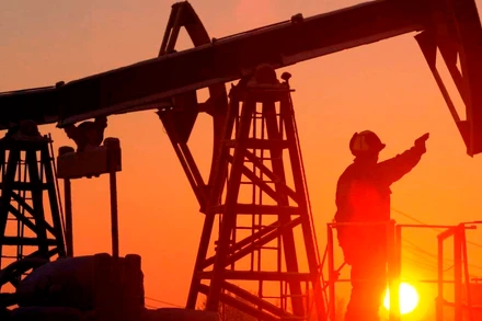 Một cơ sở khai thác dầu của Nga. (Ảnh: TASS) 