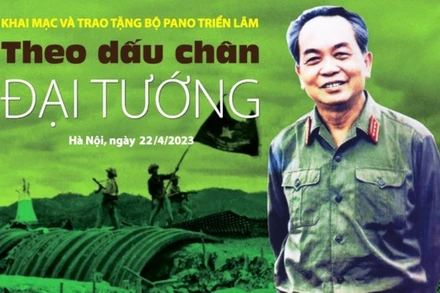 Triển lãm “Theo dấu chân Đại tướng” tại Làng Văn hóa-Du lịch các dân tộc Việt Nam