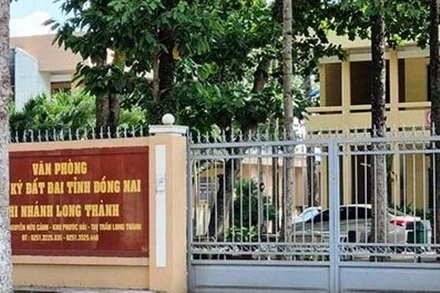 Trụ sở Văn phòng đăng ký đất đai tỉnh Đồng Nai, Chi nhánh huyện Long Thành.