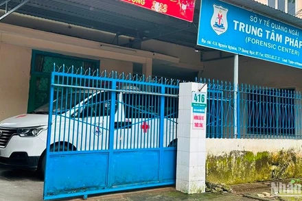 Để bảo đảm hoạt động của Trung tâm Pháp y, lãnh đạo Sở Y tế tỉnh Quảng Ngãi đã phân công Phó Giám đốc Sở phụ trách điều hành đơn vị này từ ngày 10/3/2023. (Ảnh: ĐÔNG HUYỀN)