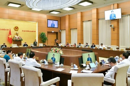 Một phiên họp của Ủy ban Thường vụ Quốc hội. (Ảnh: quochoi.vn)