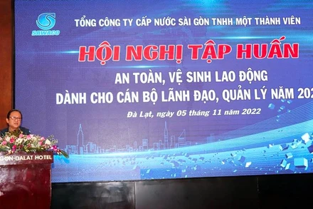 Sawaco tổ chức Lớp tập huấn định kỳ về an toàn, vệ sinh lao động.